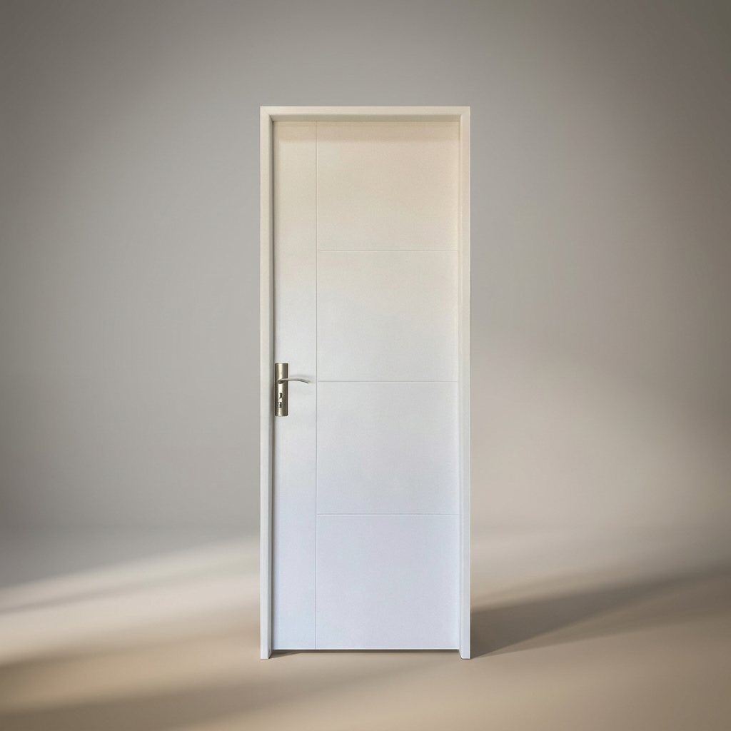 Puerta Interior MDF · Blanca