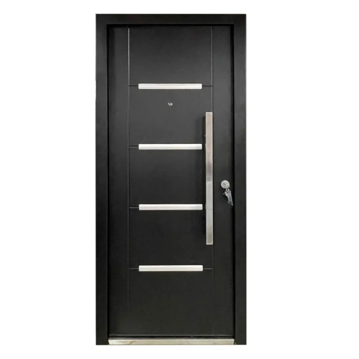 Puerta Semiblindada "E02" Negra